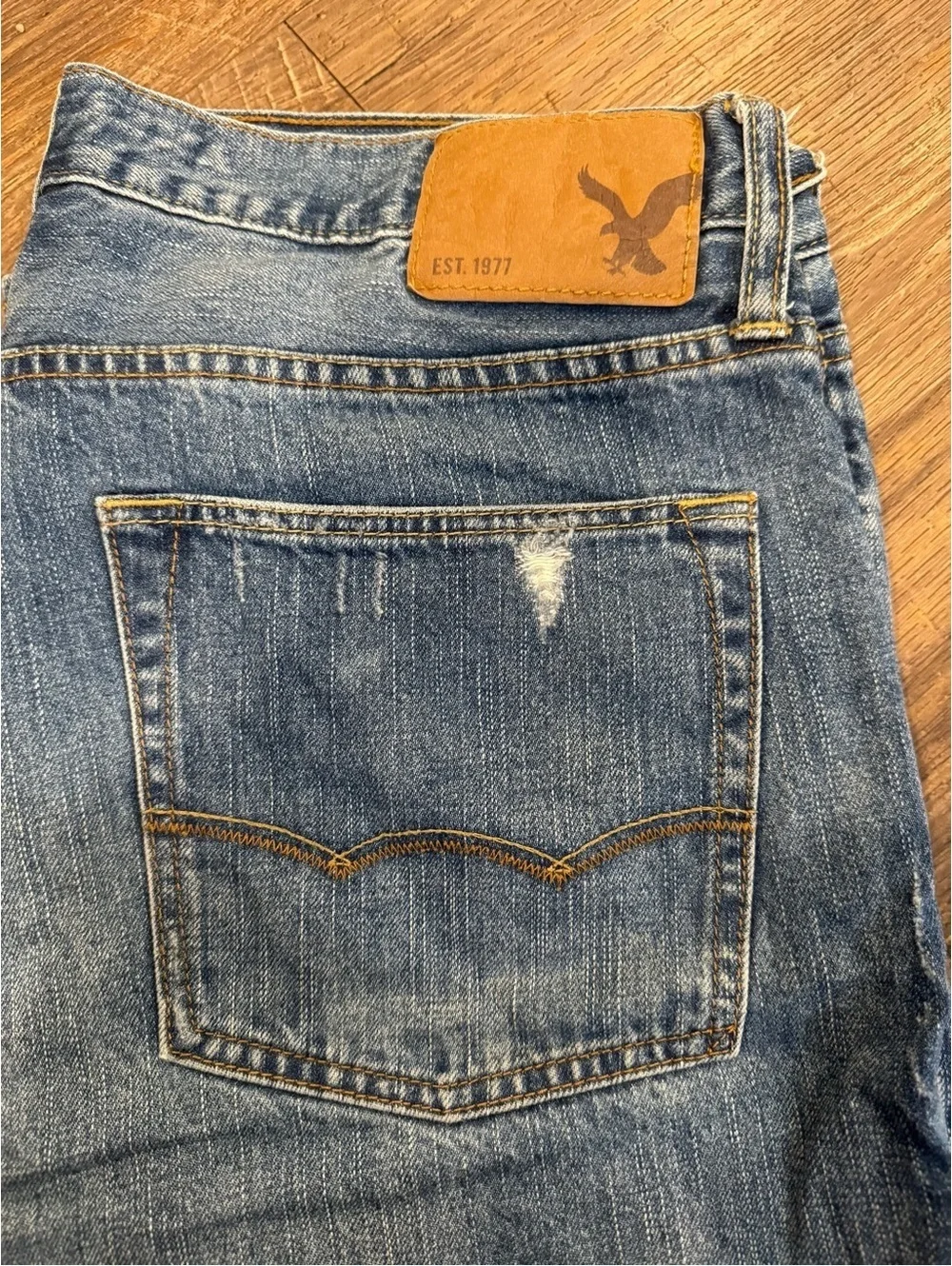 American Eagle Outfitters Mens Jeans Original Boot Medium Wash 34x34 EUC